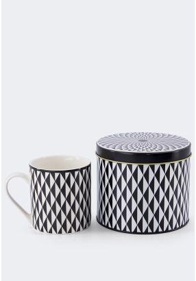 Bone China Tin Box With Mug  
