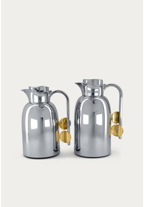 Metal Flask Set Of 2 Pieces