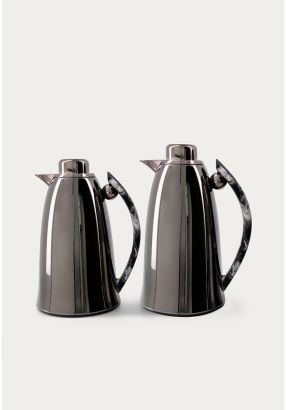 Metal Flask Set Of 2 Pieces