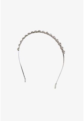 Timeless Floral Crystal Embellished Headband
