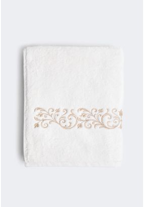 COTTON EMBROIDERED HAND TOWEL