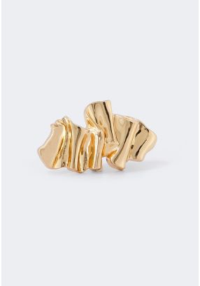 Solid Metallic Brooch
