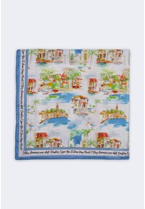 Print Square Scarf