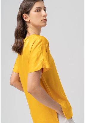 Oversized Short Sleeves Solid T-Shirt