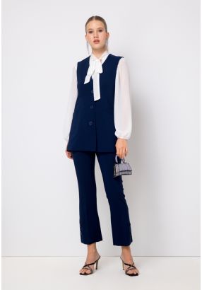 Straight Leg High Waist Trouser