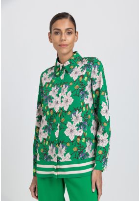 Floral Print Relaxed Fit Shirt