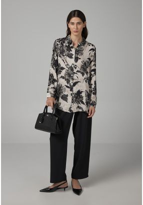 Straight Cut Wrap Trousers