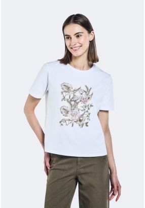 Printed Motif T-Shirt