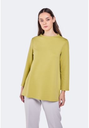 Solid Textured Ribbed Top