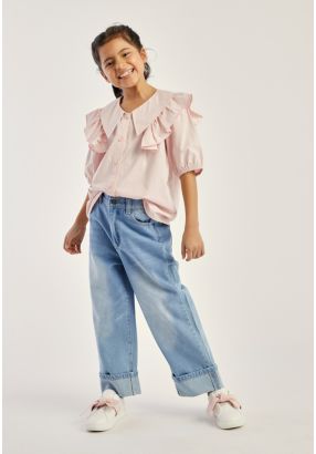 Folded Hems Jeans