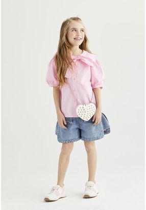 Denim Cargo Shorts