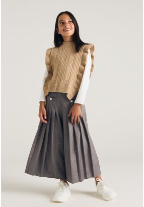 Iconic Pleated Palazzo Trousers