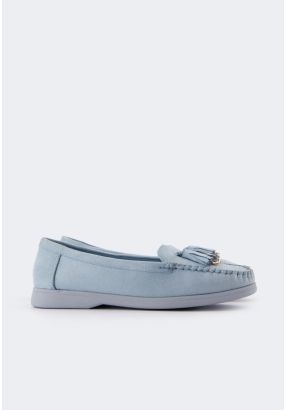 Tassel Suede Loafers