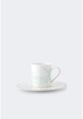 Turkish Coffee Cup & Saucer Set Of 6 Pcs
