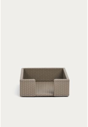 Leather Square Paper Box