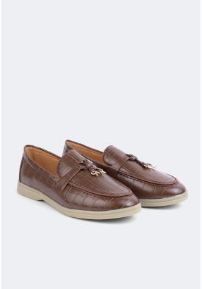 Textured Loafers