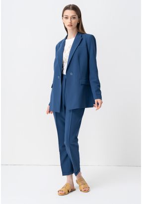 Peg Leg High Waist Trouser