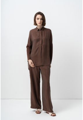 Solid Wide Legs Trouser