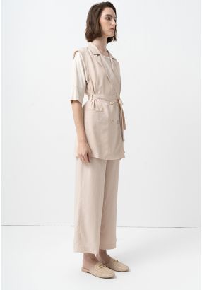 Single Tone Wide Legs Trouser