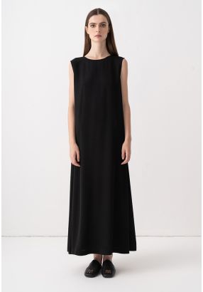 Sleeveless Single Tone Maxi Dress