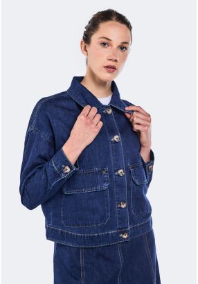 Flap Pockets Denim Jacket