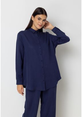 Loose Fit Single Tone Shirt