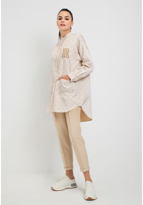 Peg Leg High Waist Trouser