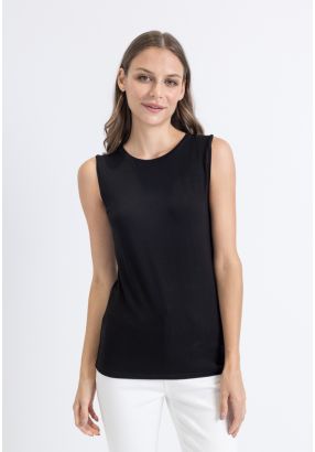 Solid Sleeveless Basic Top