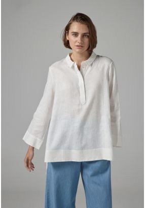 High-Low Basic Long Sleeve Shirt