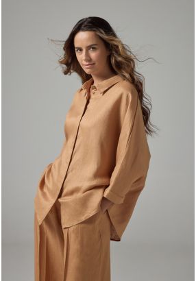 Long Kimono Sleeves Basic Shirt
