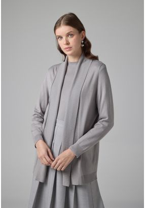 Solid Knitted Cardigan