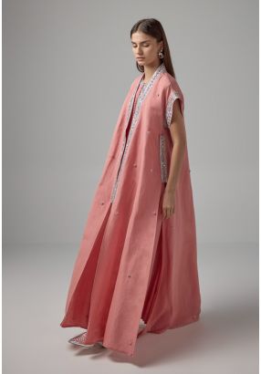 Cap Sleeves Sequin Maxi Abaya