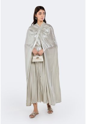 Solid Metallic Foil Cape