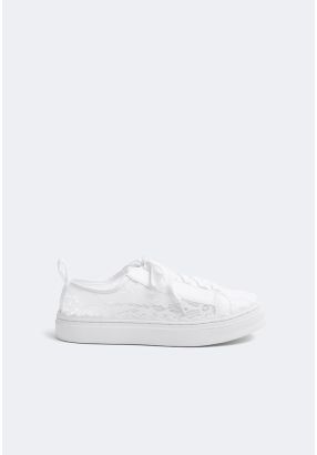 Floral Lace Sneakers
