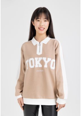 Two Toned Knitted Blouse