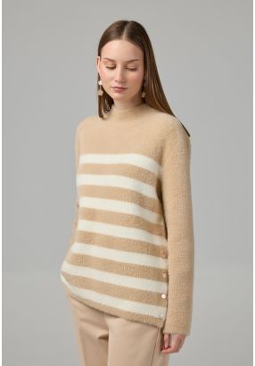 Contrast Striped Blouse