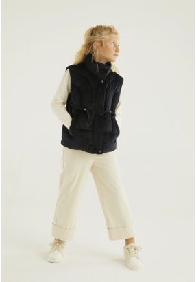 Textured Cuffed Pants