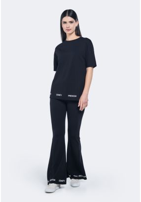 Knitted Flare Leggings