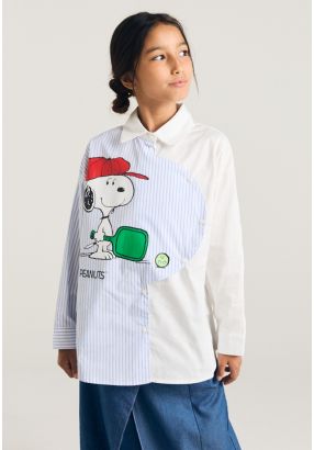 Snoopy Striped Shirt