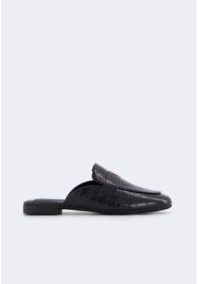 Solid Textured Mules