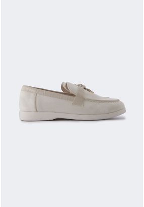 PU Leather Detailed Loafers
