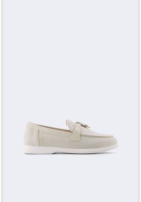 PU Leather Detailed Loafers