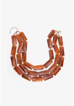 Multistrand Marble Necklace