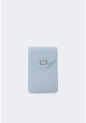 Embossed Monogram Crossbody Bag