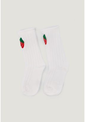 Strawberry Patch Knitted Socks
