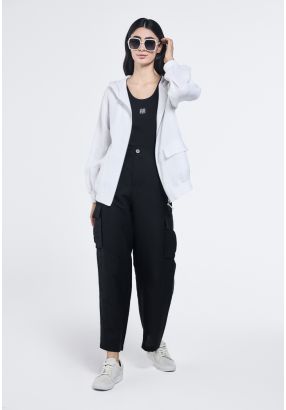 Wide Leg Cargo Trousers