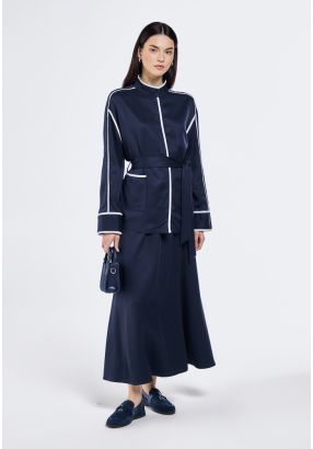 Solid Flared Skirt