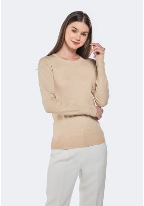 Solid Knitted Long Sleeve Top