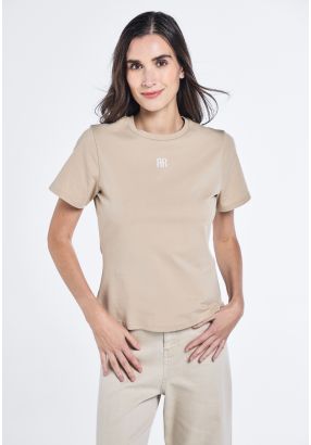 Embroidered Monogram T-Shirt