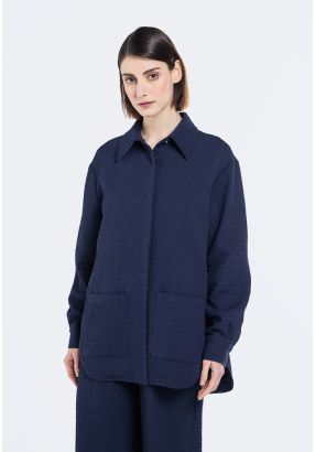 Solid Textured Shirt